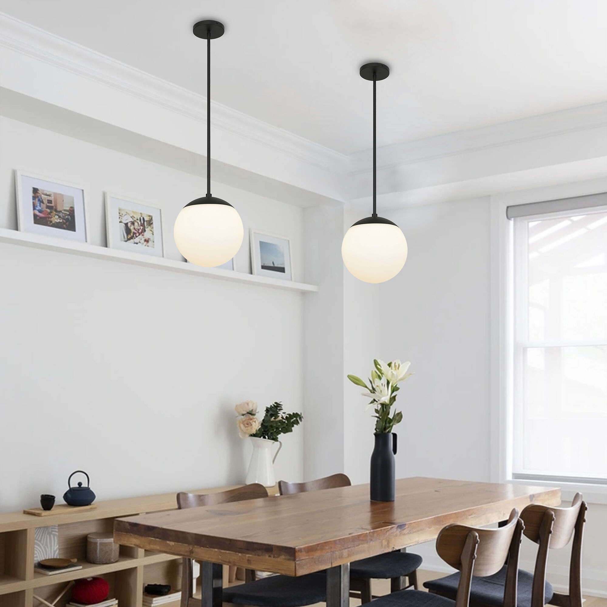 Rondure LED 10 inch Sand Black Outdoor Pendant